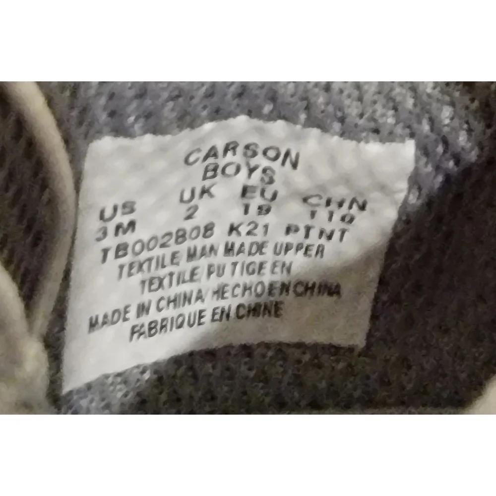 Stride Rite 360 Carson Toddler Blue Grey Sneakers size 3 months